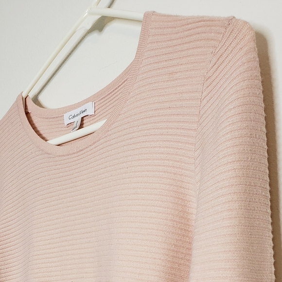 Calvin Klein Bell Sleeve Blouse Top Bohemian Cottagecore Barbiecore Designer - Picture 5 of 15